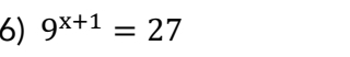 9^(x+1)=27