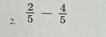  2/5 - 4/5 