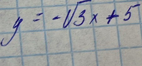 y=-sqrt(3x+5)