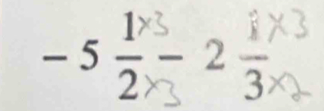 -5; -²;