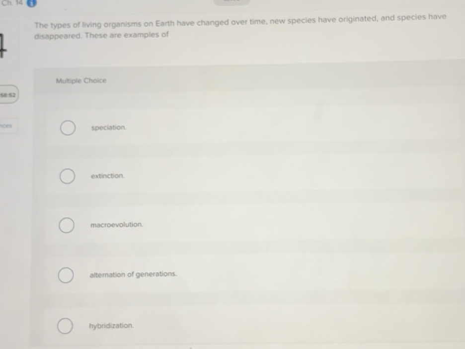 solved-ch-14-the-types-of-living-organisms-on-earth-have-changed-over