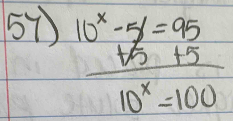 51  (10^x-5y=95)/10^x-100 