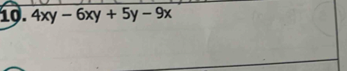 4xy-6xy+5y-9x