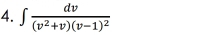 ∈t frac dv(v^2+v)(v-1)^2