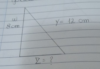 w
8cm
y=12cm
z=