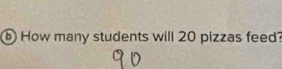 How many students will 20 pizzas feed?