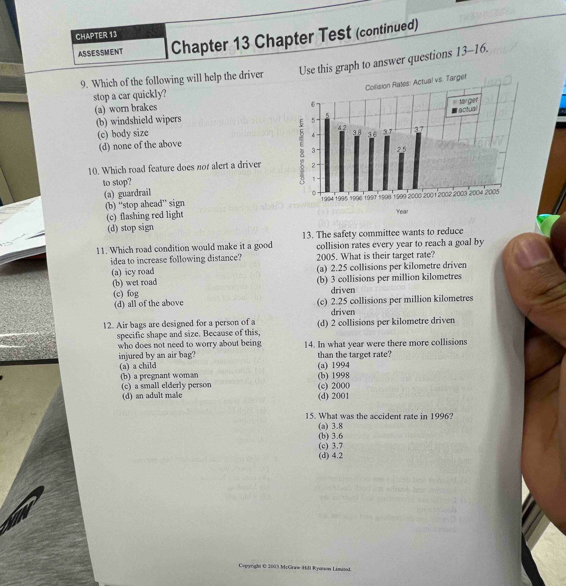 Solved: CHAPTER 13 ASSESSMENT Chapter 13 Chapter Test (continued) 9 ...