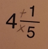 4 (+1)/* 5 