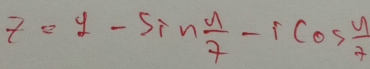 7=1-sin  A/7 -icos  π /7 