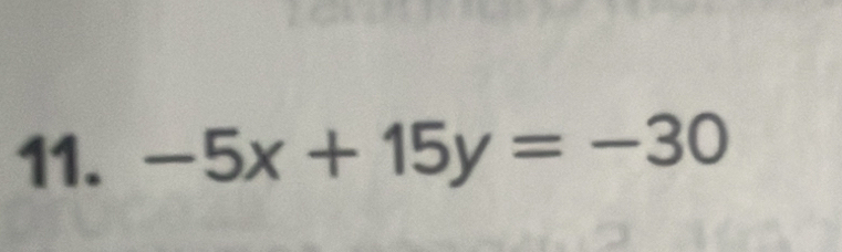 -5x+15y=-30