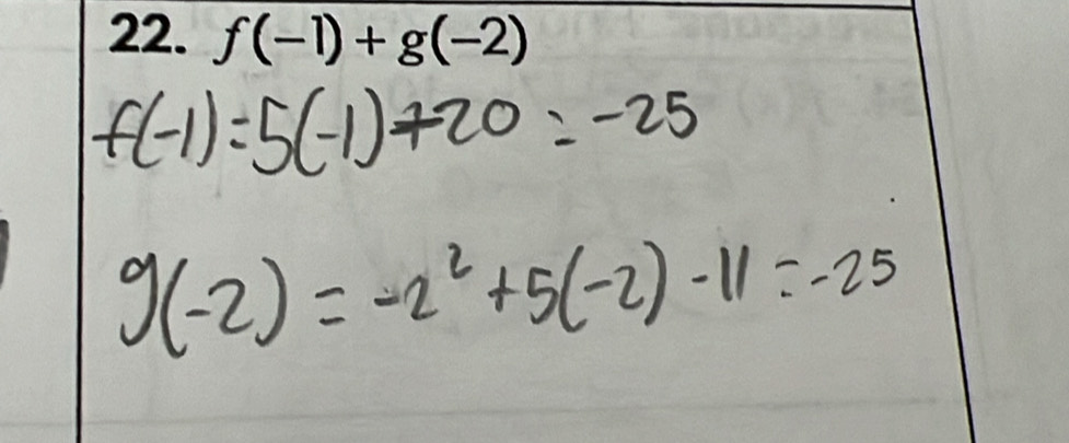 f(-1)+g(-2)