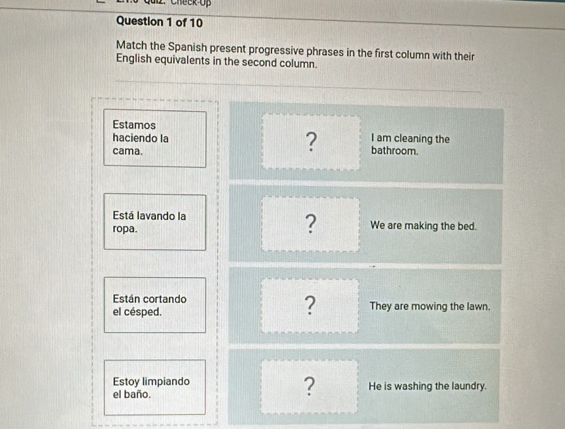 u1z. Check-Op 
Question