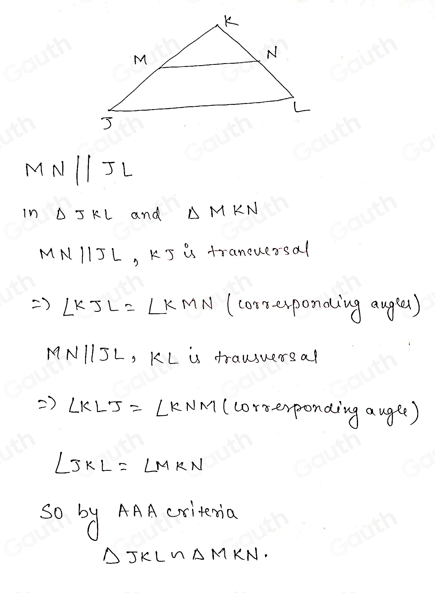 Solved: Noles/Examples Directions: Determine whether the triangles are ...