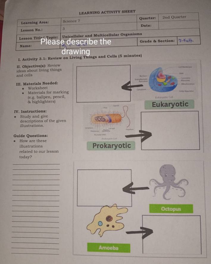 Solved: LEARNING ACTIVITY SHEET Learning Area: Science 7 Quarter: 2nd ...