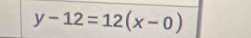 y-12=12(x-0)