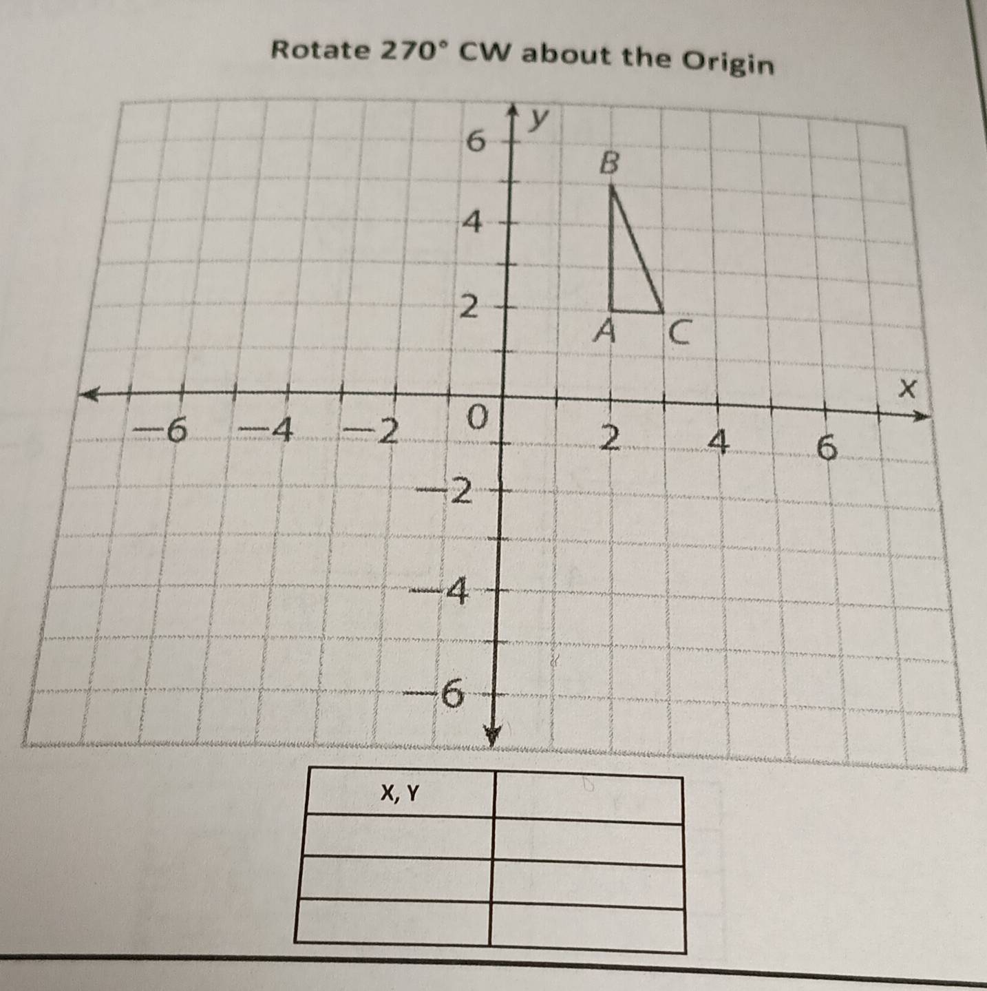 Rotate 270°CW