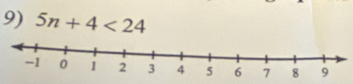 5n+4<24</tex>