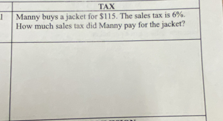 TAX 
1