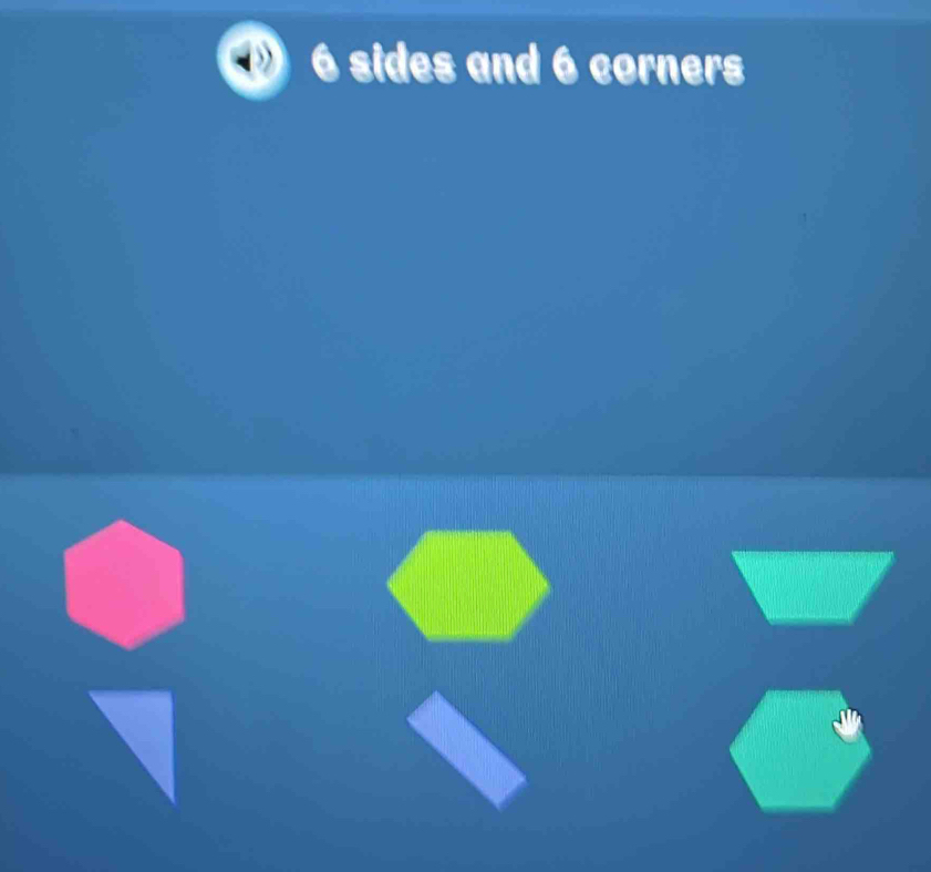 6 sides and 6 corners