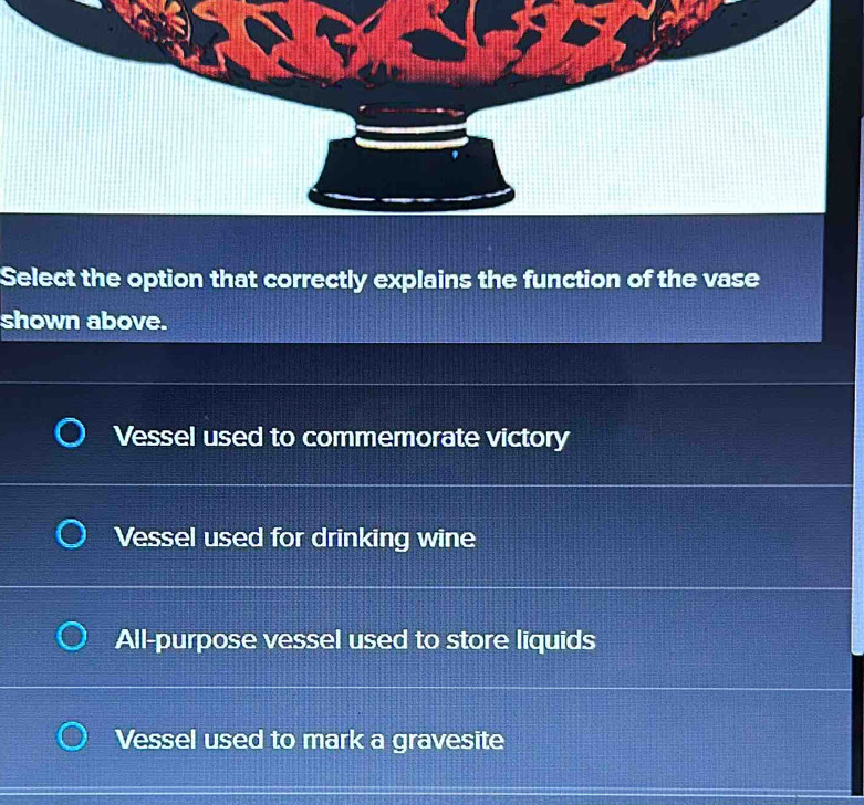 Solved: Select the option that correctly explains the function of the ...