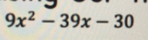 9x^2-39x-30