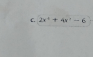 2x^4+4x^2-6