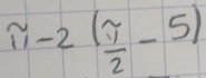 π -2( π /2 -5)