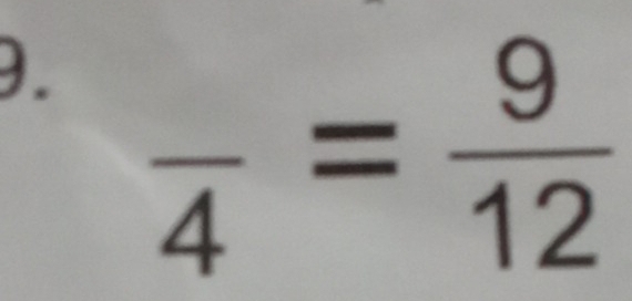 frac 4= 9/12 