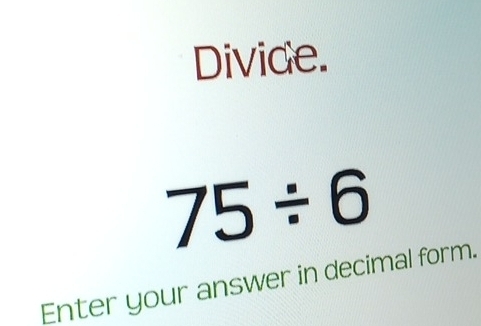 Divide.
75/ 6
Enter your answer in decimal form.