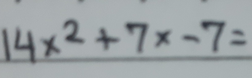 14x^2+7x-7=