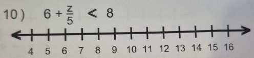 6+ z/5 <8</tex> 
4