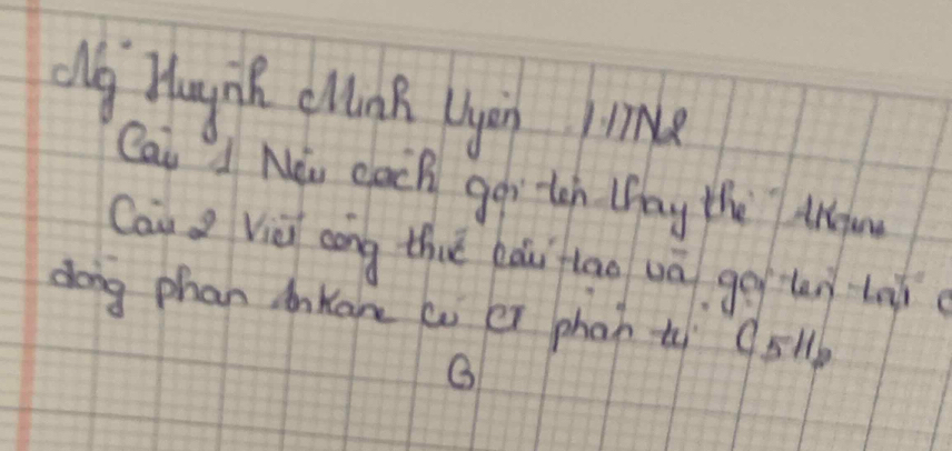 dg Hugnn clunk lyon jimke 
Cai A Now cach goi ten thay the Maw 
Caig Vè cōng thué hǎi lao uā go lantni 
dong phan dnkane wer phan ti C5l 
B