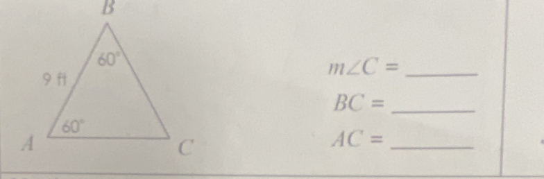 m∠ C=
_ BC=
_ AC=