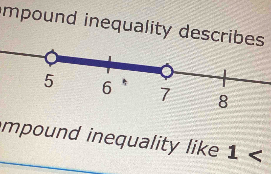 mpound inequality describes 
mpound inequality like 1