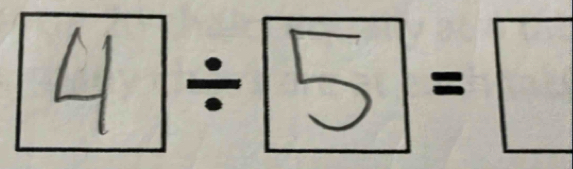 ∠ 4÷5=