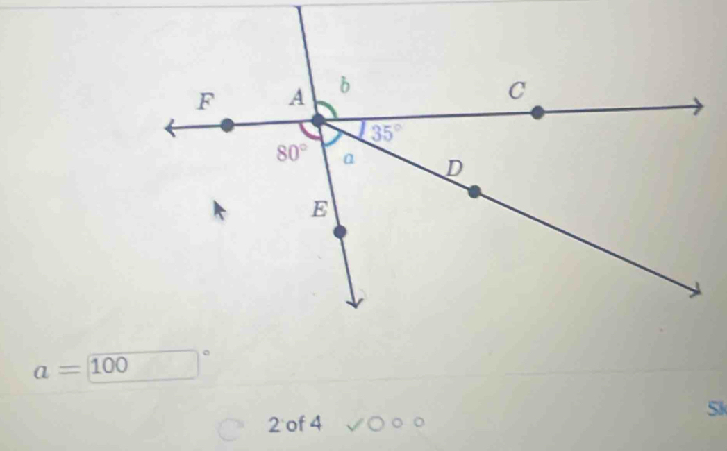 a=100
Sk
2 of 4