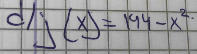 j(x)=194-x^2