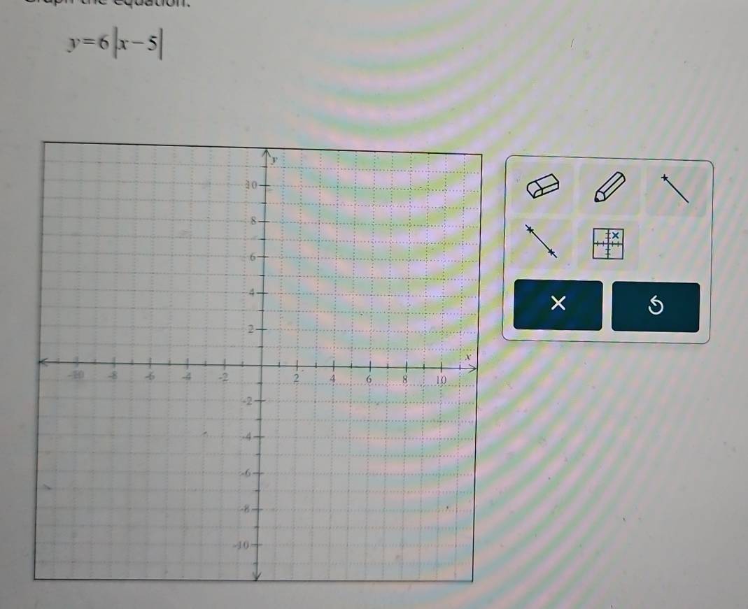 y=6|x-5|