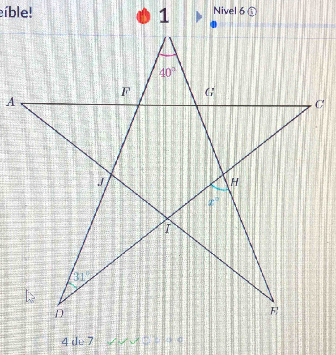 eíble! Nivel 6 ⓘ
4 de 7