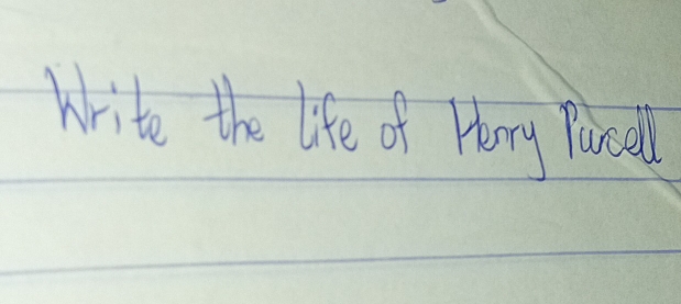 Write the life of Hory Pancely