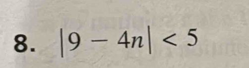 |9-4n|<5</tex>