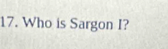 Who is Sargon I?