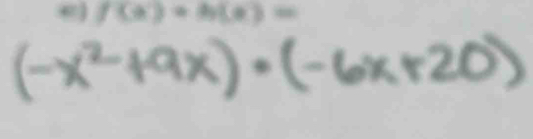 f(a)+h(a)=