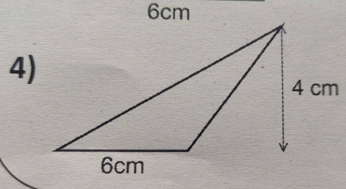 6cm
4)