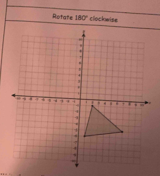 Rotate 180° clockwise