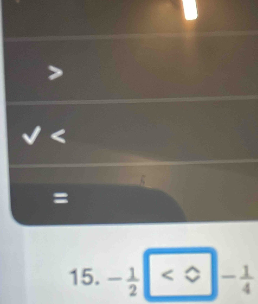 sqrt()
15. - 1/2 <0</tex> - 1/4 