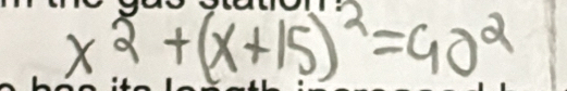 x^2+(x+15)^2=90^2