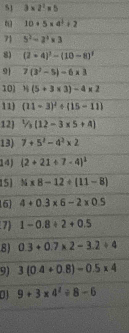 51 3* 2^2* 5
7
8)
9)
10)
11)
12)
13)
14J
15)
16) 
7) 
8) 
9) 
0)