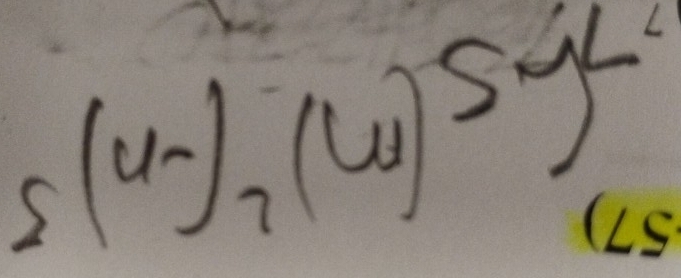 5(u-)^5(u)^5y^2