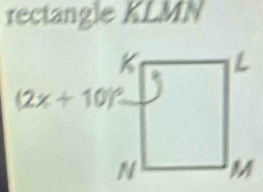 rectangle KLMN